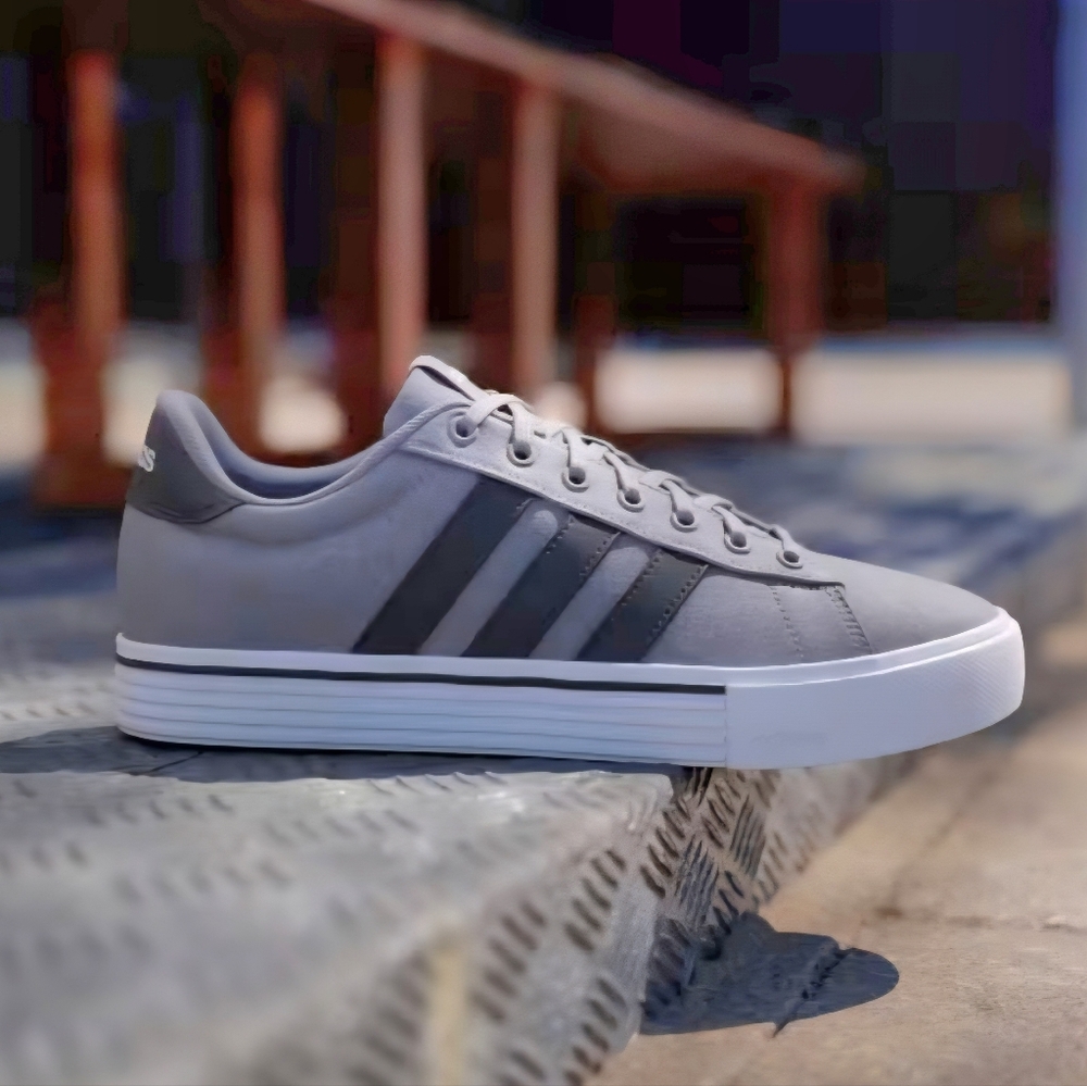♻️ Adidas Daily 4.O- Canvas Street Shoe- Gray/Blk Colorway UNISEX  7.5M/8.5W ♻️